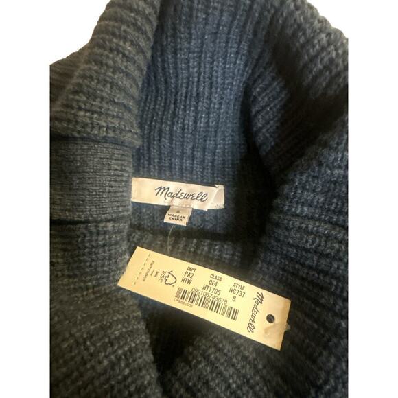 Madewell Blue Turtleneck Sweater - Picture 7 of 9